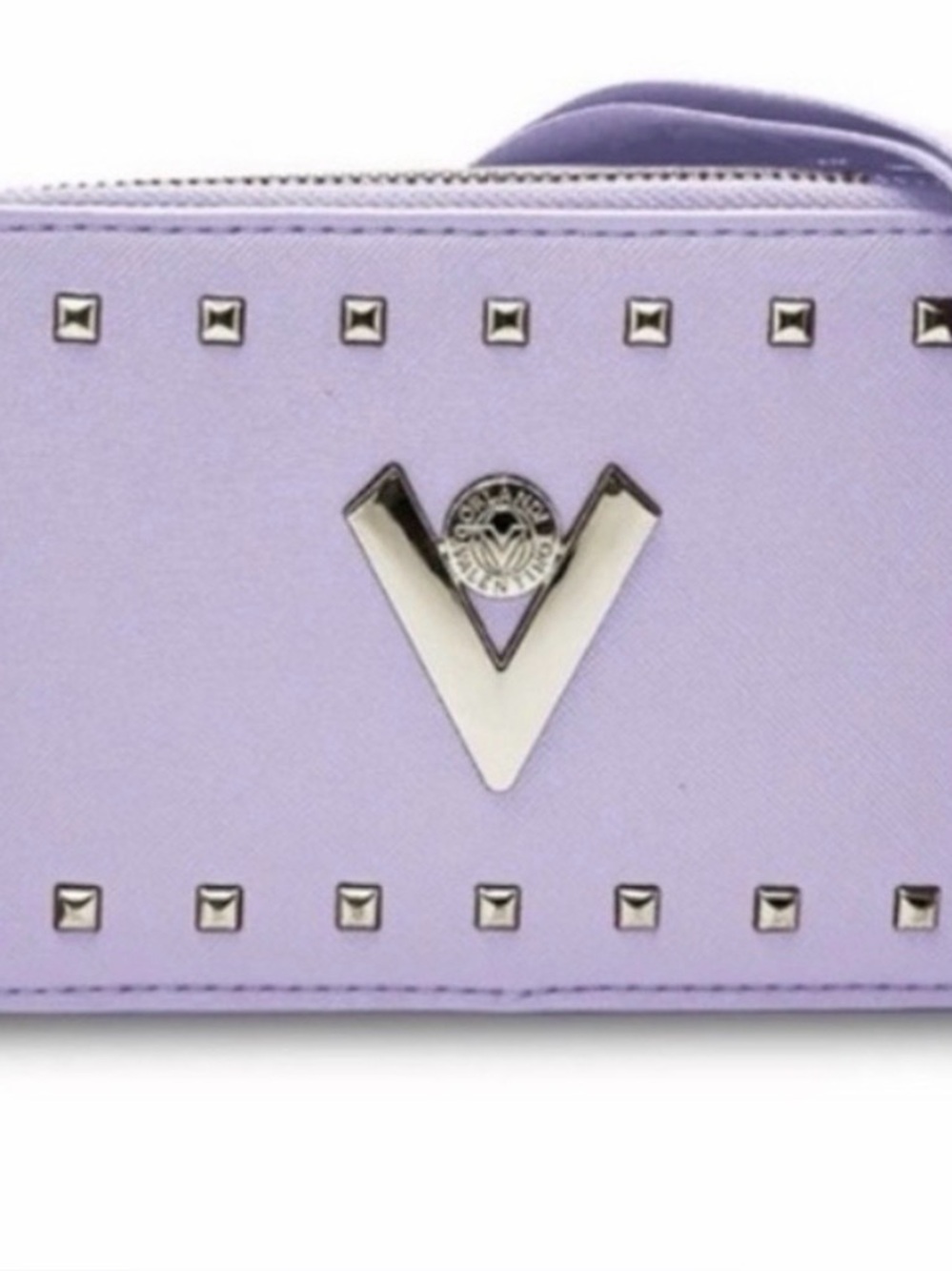 Valentino Orlandi Lavender Studded Crossbody Bag